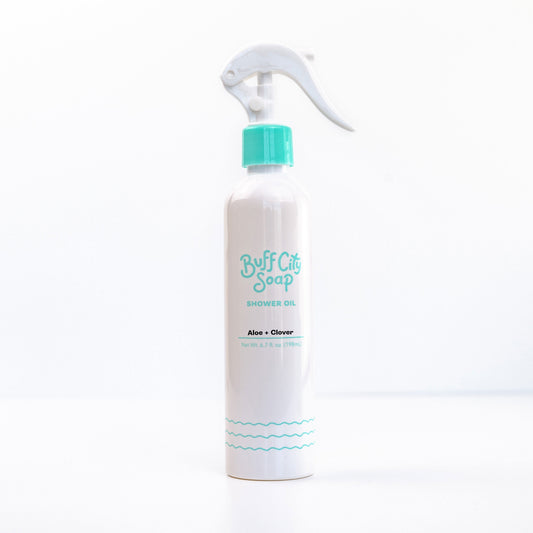 Aloe + Clover Shower Oil