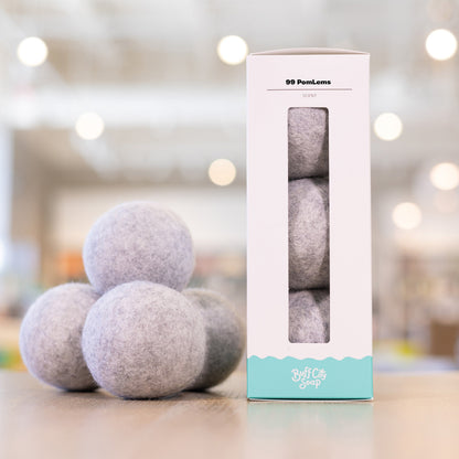 99 PomLems Wool Dryer Balls (Set of 3)
