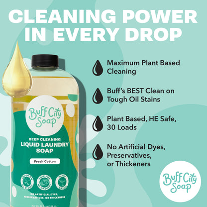 Fresh Cotton Liquid Laundry Soap