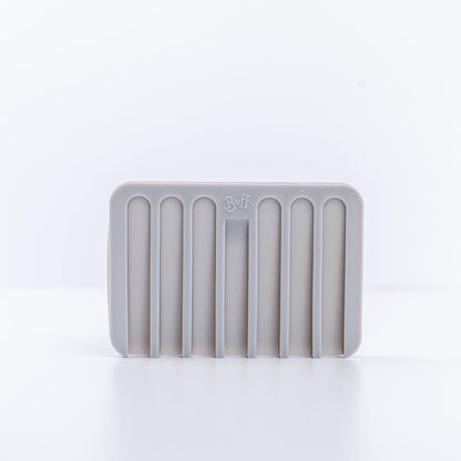 Grey Silicone Soap Dish